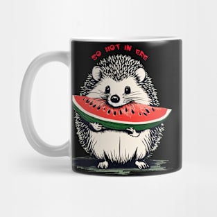 a small cute hedgehog Mug